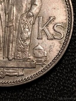 Minca 20 Ks SR 1941 Cyril a Metod Dvojkríž Striebro