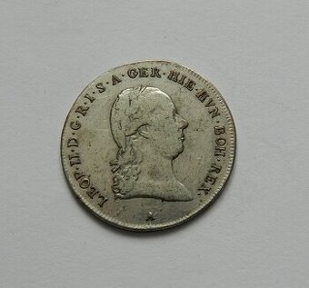 Predám 1/4 toliar 1791 A Leopold II.