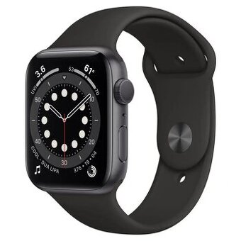 Apple Watch Series 6 44mm GPS, Vesmírne šedé hliníkové puzdr