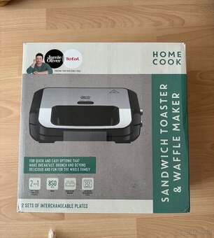 Tefal SW70J – Sendvičovač a vaflovač Jamie Oliver, 2v1, 850W