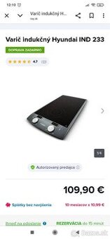 Indukčny prenosný varič