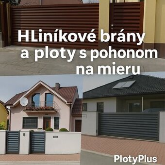 Hliníkové brány, ploty, pohony, pergoly