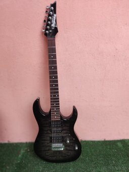 Ibanez GRX70QA-TKS Transparent Black Burst