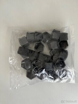 Kryty na skrutky kolies 17mm, 20ks sada šedé