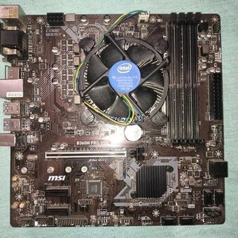 MSI B360M PRO-VDH + intel core i5 9400f