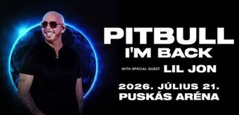 Pitbull Budapešť 21.7.2026