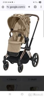 CYBEX PRIAM Rose Gold PLATINUM/ Simply Flowers Nude Beige -