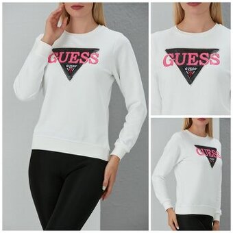 Guess dámska biela mikina