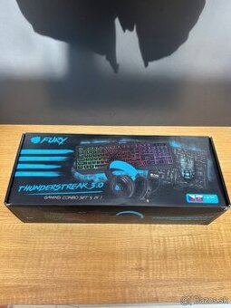 Predám herný set FURY THUNDERSTREAK 3.0, KLAV+MYS+SLUCHADLA