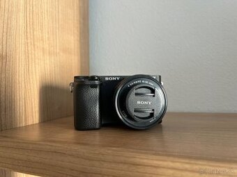Sony A6400 + objektív 16–50mm OSS f/3.5–5.6