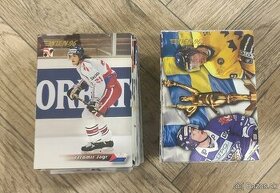 komplet set SEMIC WIEN 96 hokejové karty