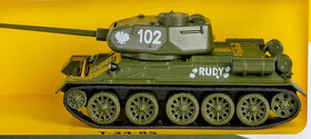 Tank T-34-85 1:43 (Štyria tankisti a pes)