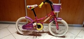 Detský bicykel DHS Daisy "16" pre dievčatko 4-6 rokov