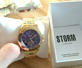 dámske hodinky Storm Zirona Gold/Blue 47253/GD - 1