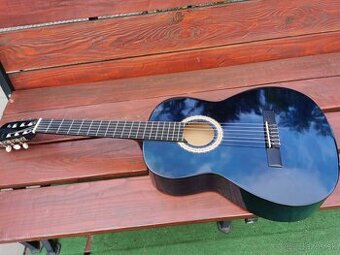 Miguel J. Almeria Pure 4/4 classical guitar Blue