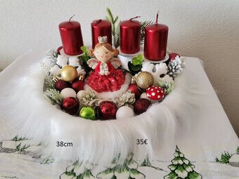 Adventné vence, svietniky vianoce