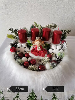 Adventné vence, svietniky vianoce