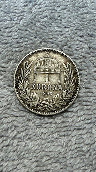 Stříbrná mince Rakousko-Uhersko – 1 Korona (1896–1915, Frant
