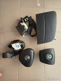 Kompletna sada airbagov pasov Skoda fabia 2 roomster