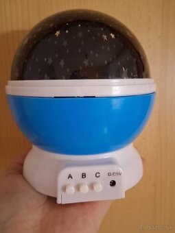 Lampa farebná nočná obloha
