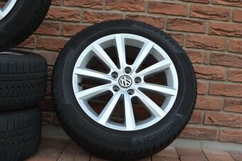 5x112 R17 Zimna sada VW T-roc + 215/55 R17 Continental