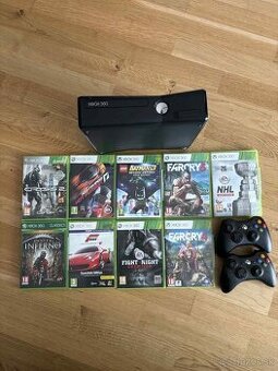 Predám Xbox 360 + 2 originálne ovládače – 50 €