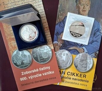 10eurové mince Zoborské listiny , Ján Cikker.