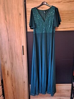 Zelené spoločenské šaty