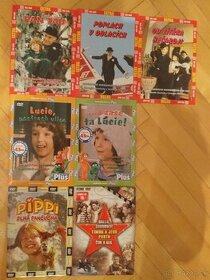 Detské filmy na DVD - Pan Tau, Pippi Dlhá Pančucha..