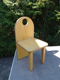 Detská drevená stolička - masív - 1