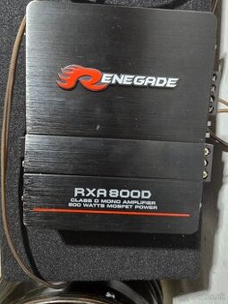 RXA BOD CLASS D MONO AMPLIFIER 800 WATTS MOSFET POWER