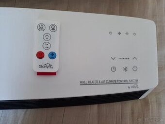 Nástenný ohrievač a regulátor klimatizácií