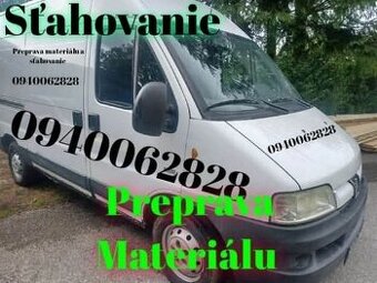 Lacná preprava-sťahovanie