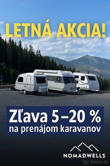 🚐 Prenájom obytných prívesov za zvýhodnené ceny 🚐
