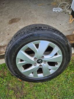 16" ALU 5x108 orig citroen, zimne 205/60 r16 barum polaris 