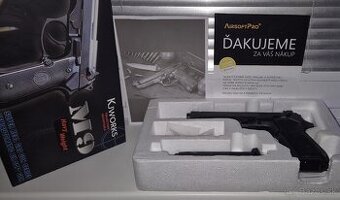 Airsoftová pištoľ M9 HW, plyn BlowBack - nová 3x použitá