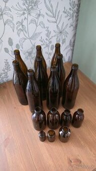 hnede vázy na svadobny stol - vyzdoba - 1