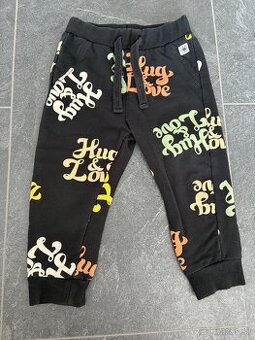 Tepláky Lindex čierne 80