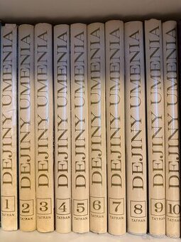 Dejiny umenia 1-10 Tatran