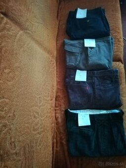 Pánske manšestráky =2ks + 2ks nohavice .NOVÉ. NENOSENÉ.