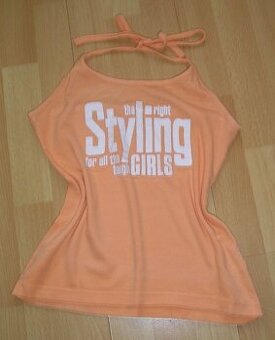 top v marhuľovej farbe, S