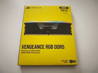 Corsair Vengeance RGB Grey DDR5 32GB KIT (2x16) 6000MHz CL36