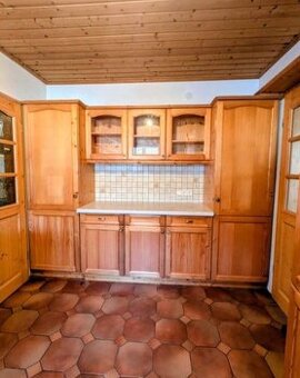 Venkovská kuchyně z masivu se spotřebiči,6395