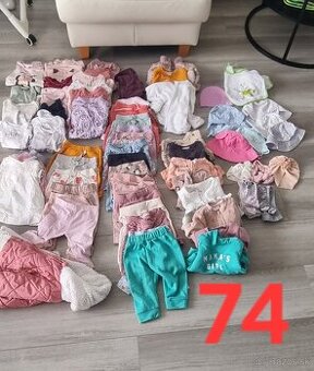 Detské oblečenie veľkosť 74