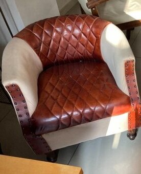 Kreslo klubové - retro - vintage