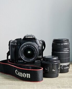 Fotoaparát CANON EOS 450D + 2 ks objektív