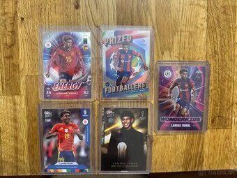 ZBERATEĽSKÉ KARTY FUTBALOVÉ KARTIČKY LAMINE YAMAL TOPPS