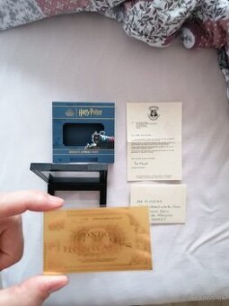 zlato striebro proof Harry Potter zlatý lístok