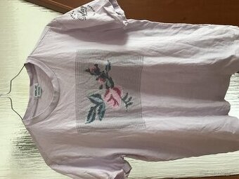 REPLAY originál lila damske tricko M/L