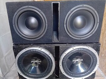 Subwoofer 15" a 12" basaky repraky repro